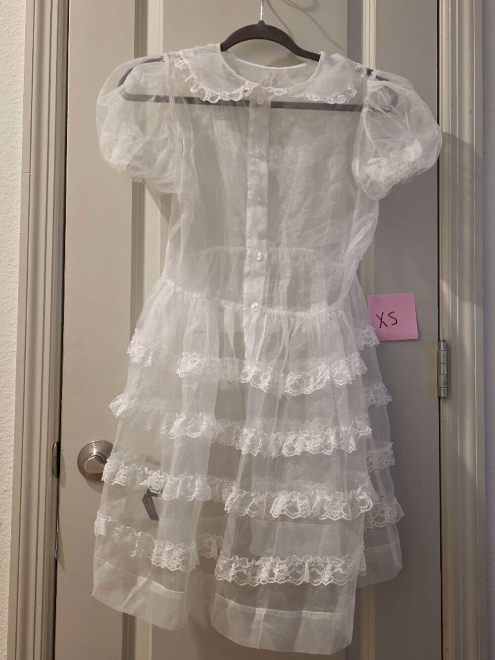 Elegant Frills Babydoll Dress